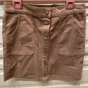 Tory Burch Lucitano Skirt in Beach wood